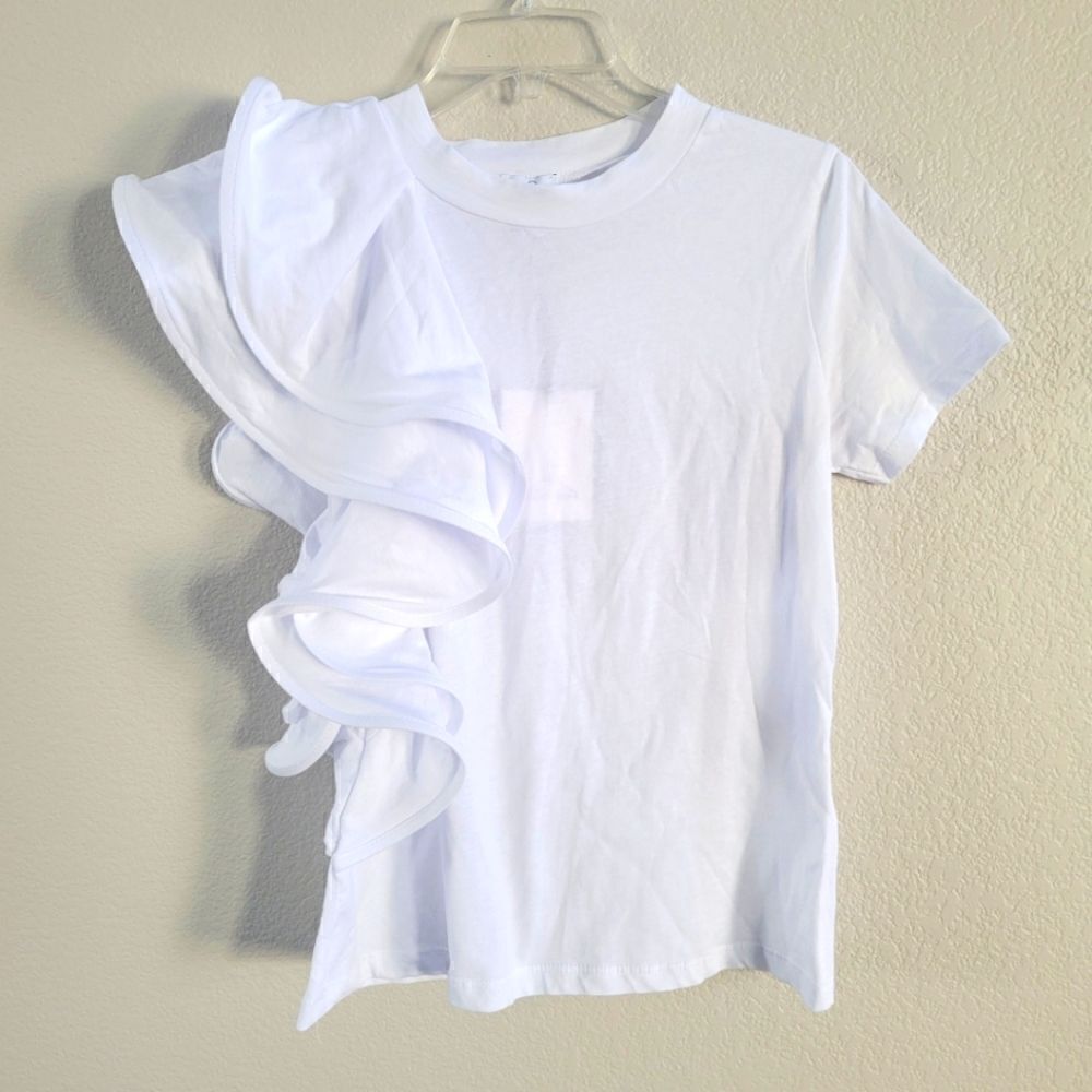 Berna ruffle t-shirt New M - Picture 2 of 12